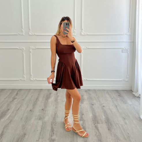 Mini Dress Bambolina CHOCO