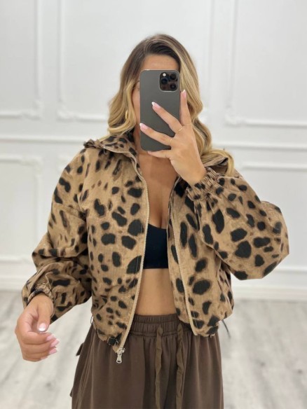 Giubbino leopardato