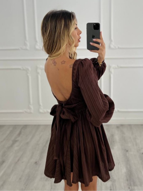 mini dress Franca CHOCO 2