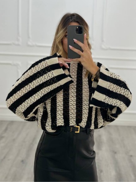 Pull righe OVERSIZE