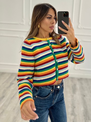 Cardigan multicolor