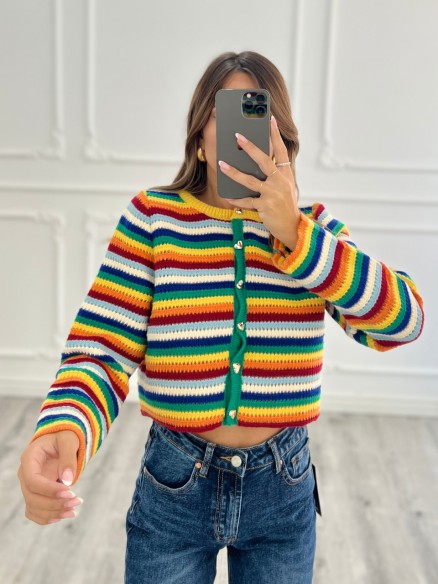 Cardigan multicolor