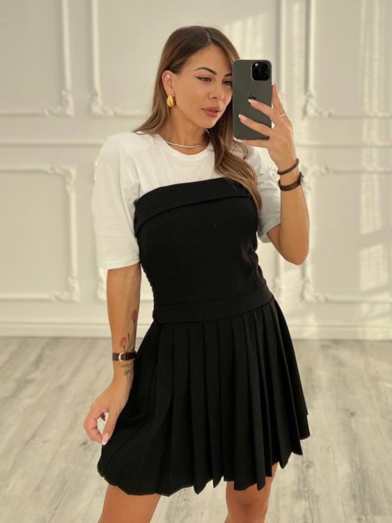 Mini Dress College NERO 2