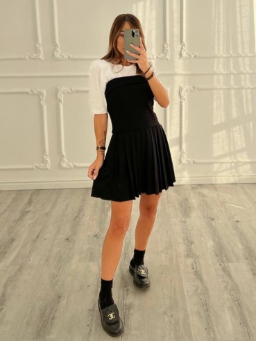 Mini Dress College NERO