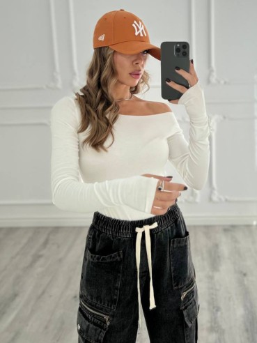 Maglia KIM guanto bianca