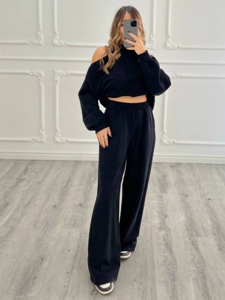 Tuta mono spalla NERA