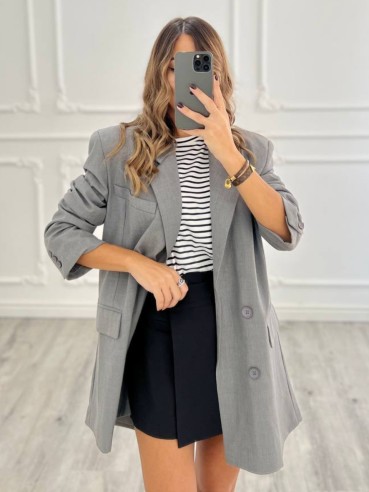 Blazer over grigio