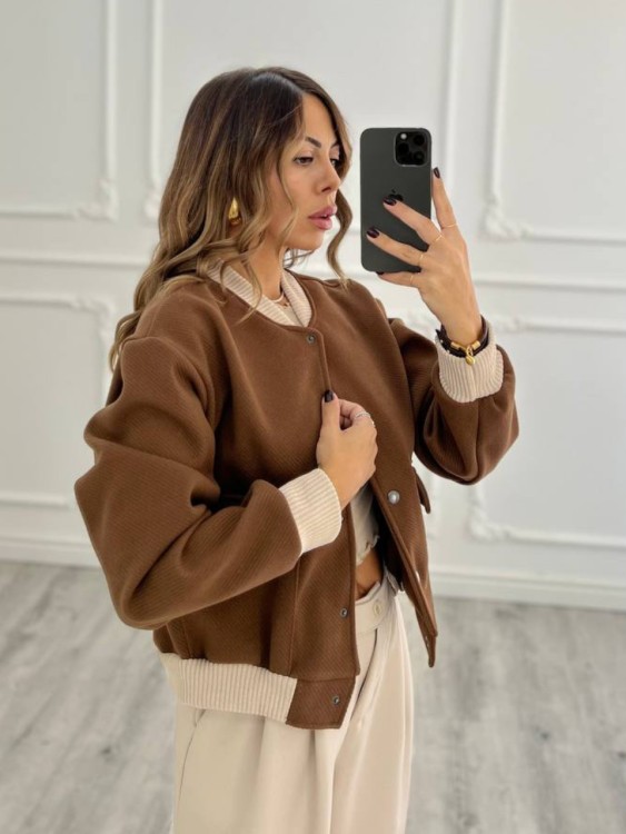 Bomber marrone 2