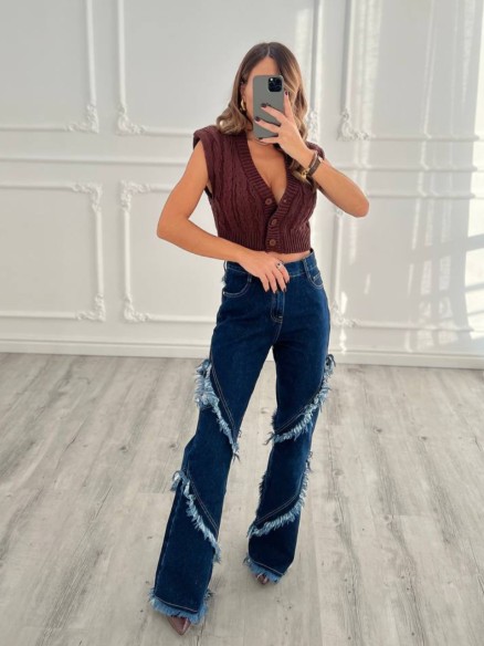 Jeans Frange SCURO