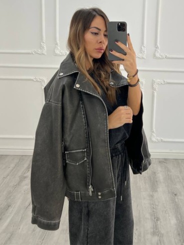 Chiodo Oversize Slavato