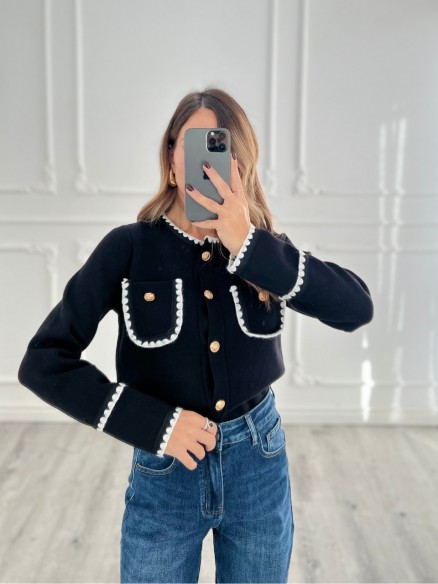 Cardigan Chanel NERO