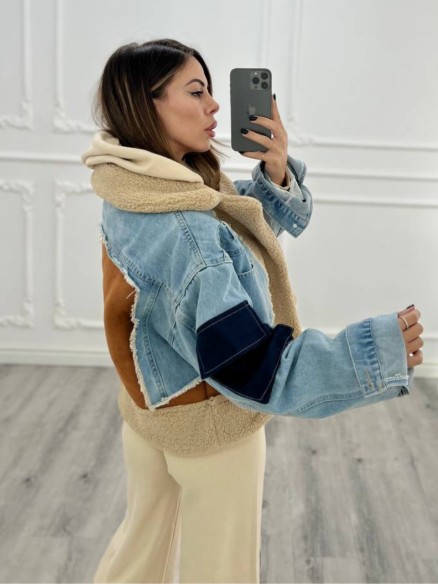 Montone denim chiaro