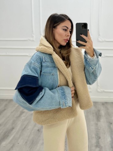 Montone denim chiaro