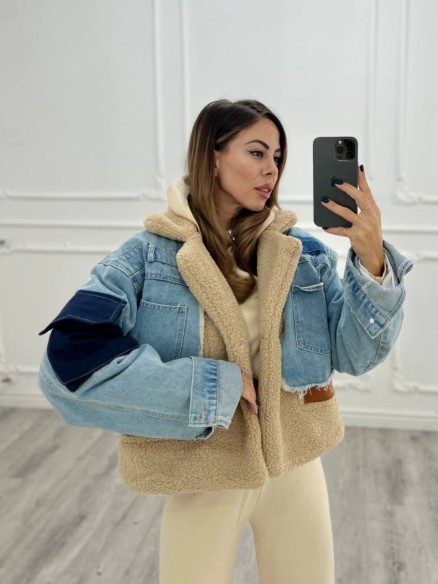 Montone denim chiaro