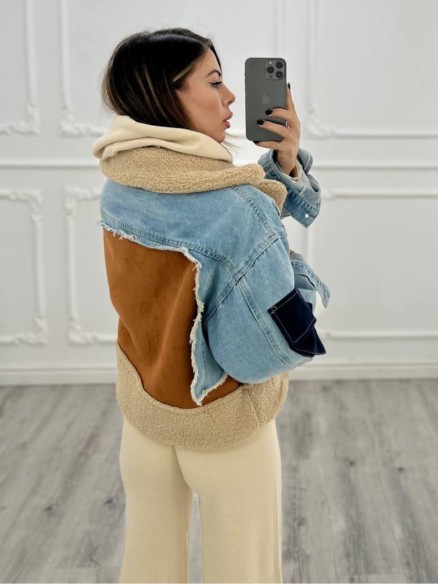 Montone denim chiaro