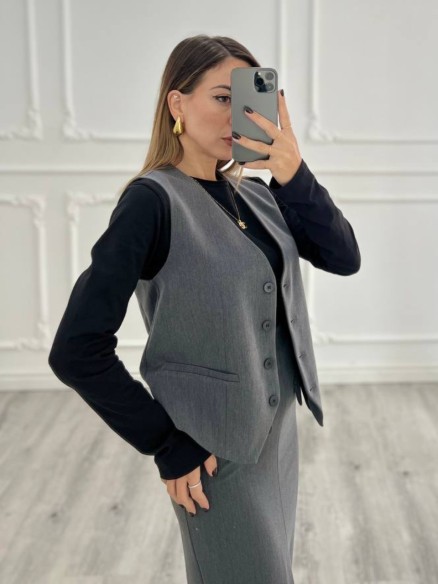 Gilet grigio