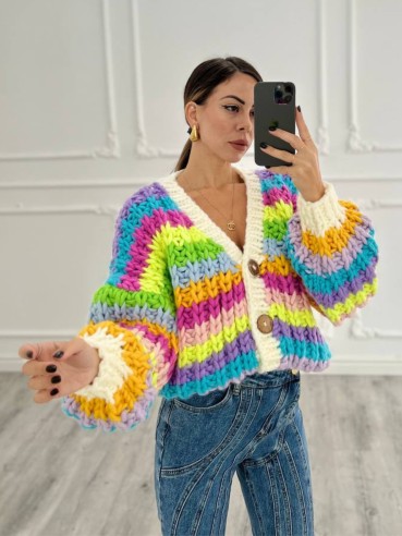 Cardigan multicolour