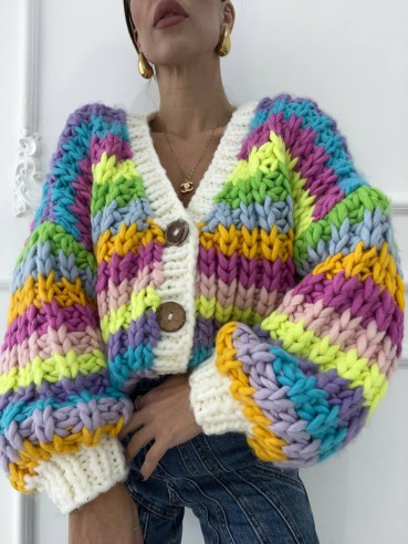 Cardigan multicolour