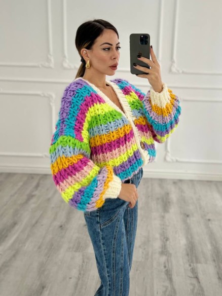 Cardigan multicolour