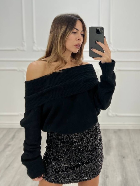 Gonna Pailettes NERA 2