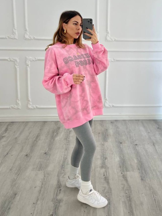 Leggings Push-Up grigio 2