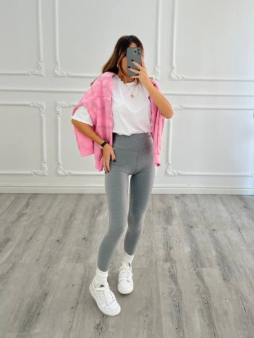 Leggings Push-Up grigio