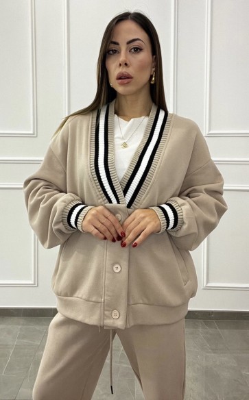 Coord set tuta Beige