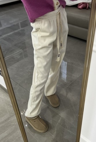 Pantalone soleil panna