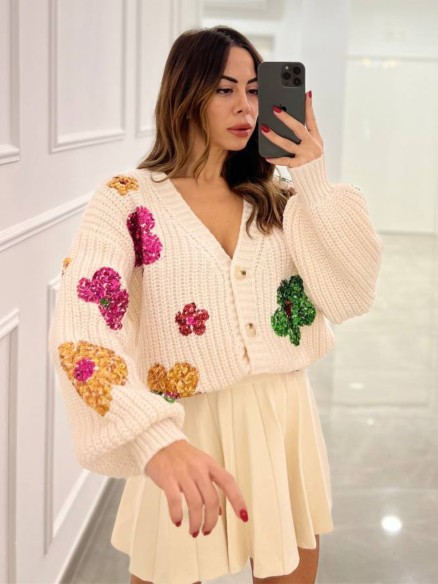 Cardigan colourflowers