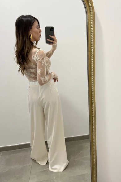 Pantalone Lisa panna