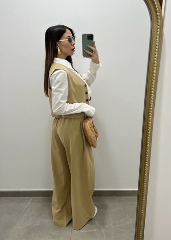 Tailleur gilet gessato