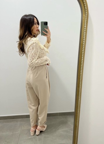 Pantalone VT016 panna