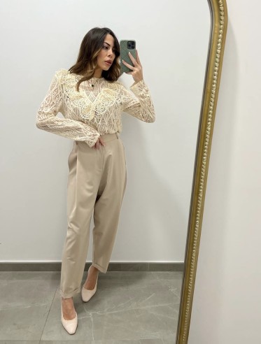 Pantalone VT016 panna