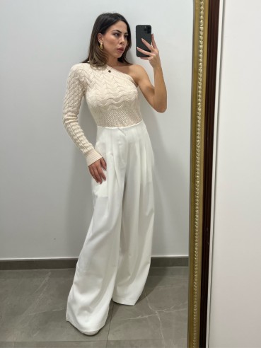 pantalone Merienne Bianco