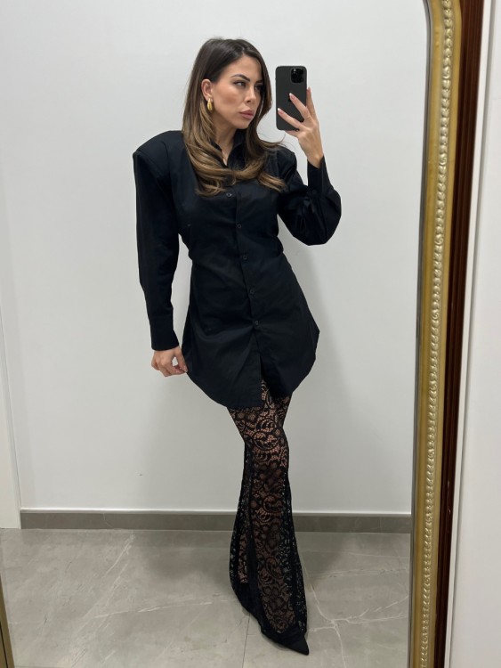 Patalone a zampa in pizzo 2