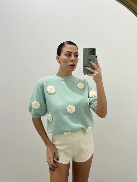 Maglia flowers tiffany