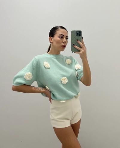 Maglia flowers tiffany