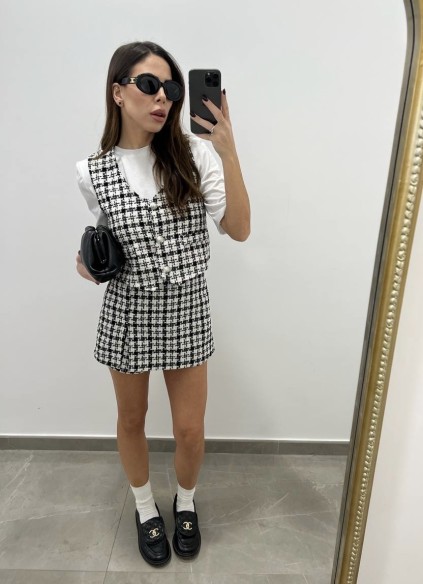 Coordinato pied de poul