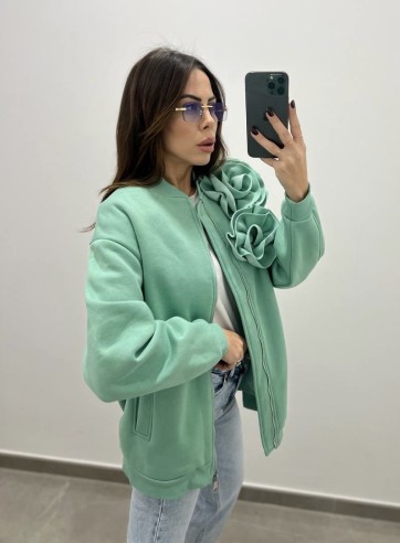 Felpa rose verde