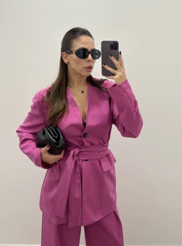 Tailleur Japan fucsia