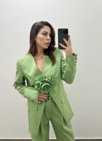 Blazer Rosa verde