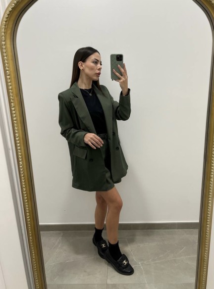 Tailleur shorts verde Tailleur shorts verde