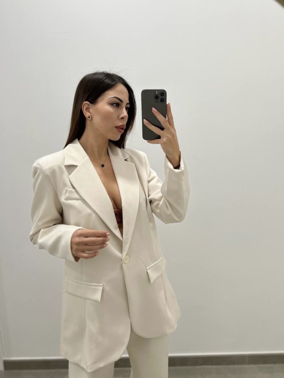 Tailleur Mia panna 2