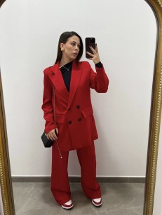 Tailleur Lisa rosso 2