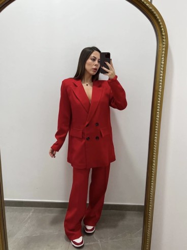 Tailleur Lisa rosso