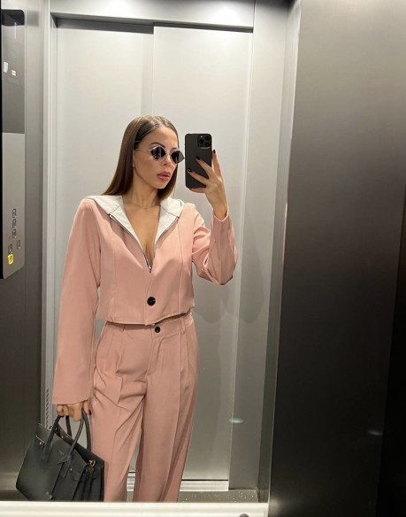 Tailleur sweatshirt pink Tailleur sweatshirt pink