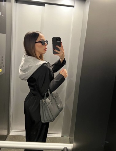 Tailleur sweatshirt black