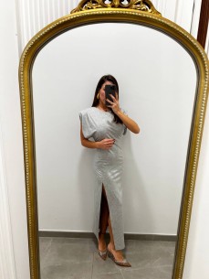 Abito spallina Grigio 2