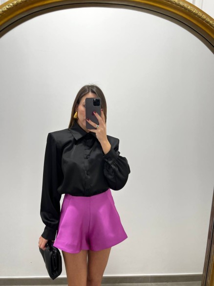 Short Farfalla fucsia