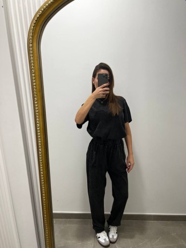 Coordinato Strass nero